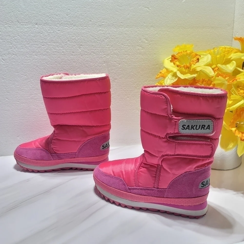 SAKURA WOMEN PINK BOOTS SZ.36